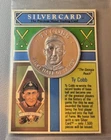 TY COBB DETROIT TIGERS 1992 THE MONEY STORE .999 SILVER CARD & ROUND COIN