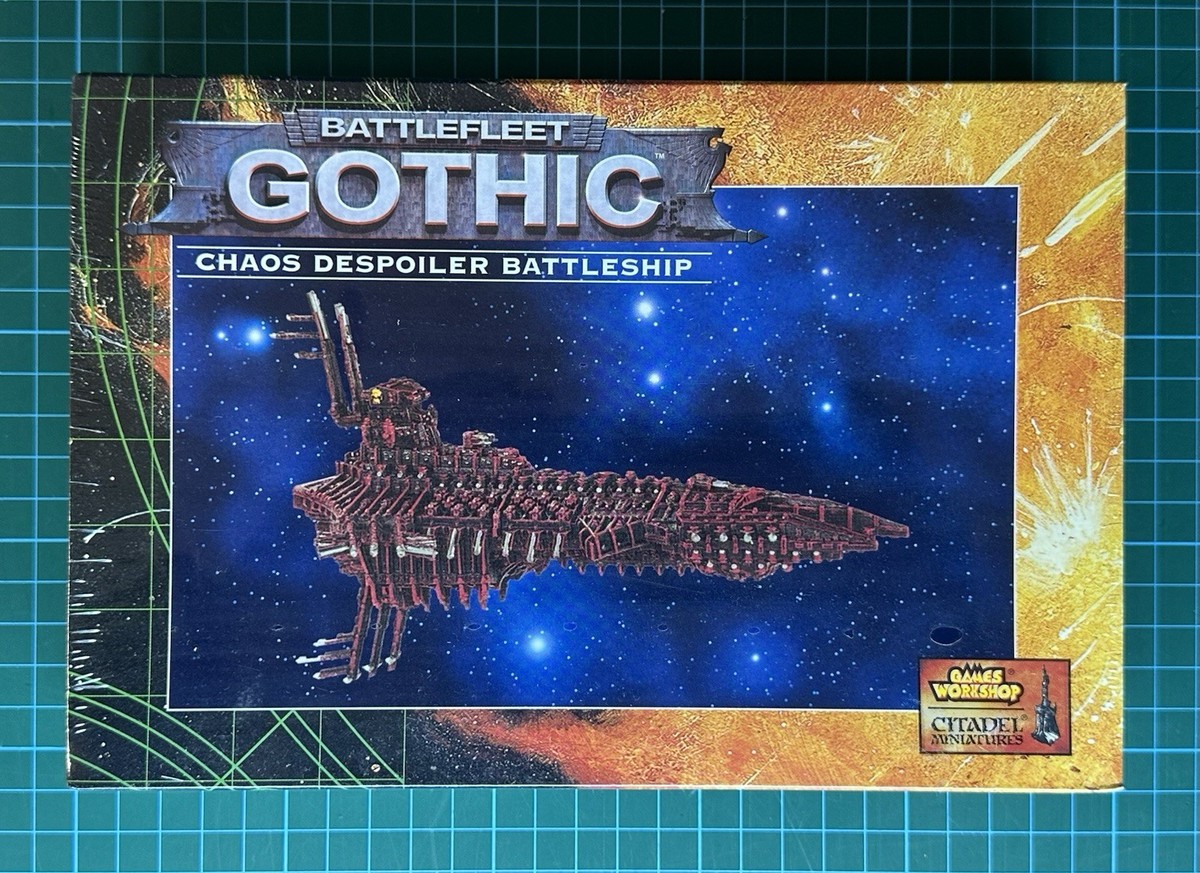 Battlefleet Gothic : Chaos Despoiler Class Battleship BNIB | eBay