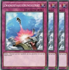 yugioh 3x Zwangsevakuierungsgerät HSRD-DE058 COMMON DEUTSCH