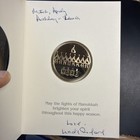 Unused 1985 Franklin Mint The MIRACLE OF HANUKKAH Coin Card / VIN4 — photo 2