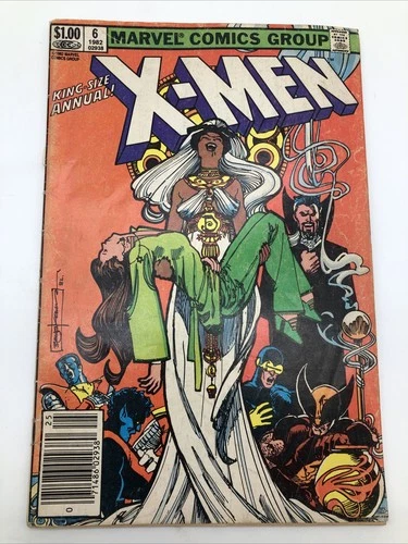 Vintage 1982 Marvel Comics X-Men Annual 6 "Blood Feud!" Dracula Sienkiewicz