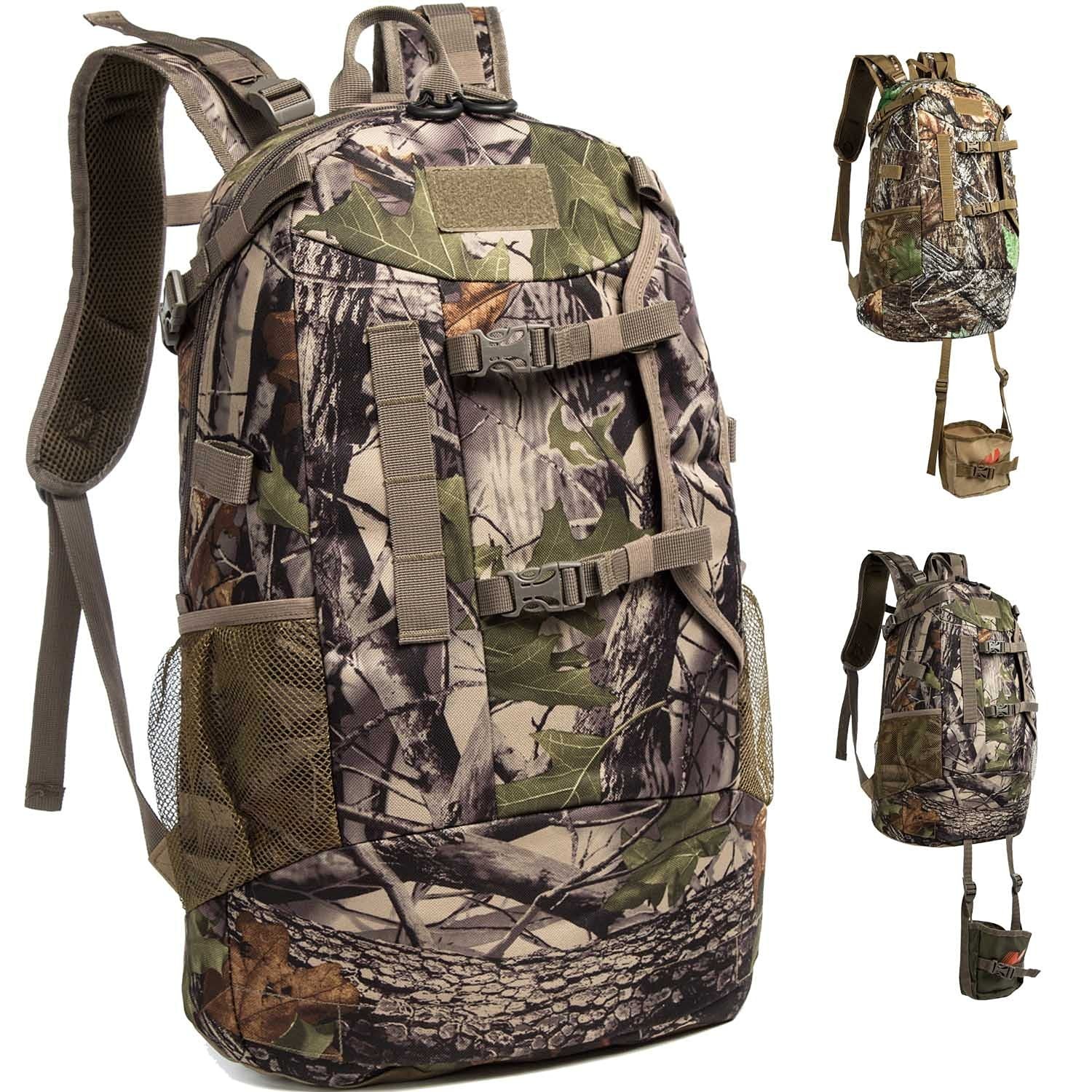 Waterproof Hunting Backpack with Rain Cover, Outdoor Gear for Men, Tactical Pack