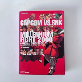 SEGA Dreamcast CAPCOM VS SNK Millennium Fight 2000 Official Guidebook Set DC JP
