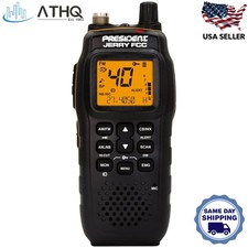 President JERRY FCC AM/FM Handheld CB Radio TXUS623 40-CH NOAA Weather Alert NEW