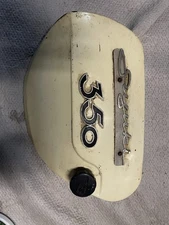 1969-72 Suzuki T350 Rebel Both Left Side Cover Panel And Right Side Oil Tank