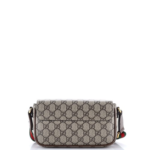 Gucci Ophidia Envelope Flap Shoulder Bag GG Coated Canvas Mini - Picture 3 of 7