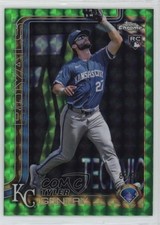 2025 Topps Chrome Green Geometric Refractor 82/99 Tyler Gentry #218 4k8