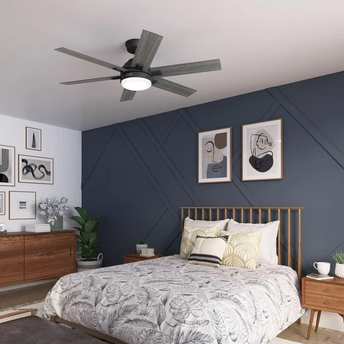 Hunter 52 Georgetown ENERGY STAR Ceiling Fan W/ LED Light, Remote - Contemporary - Picture 4 of 24