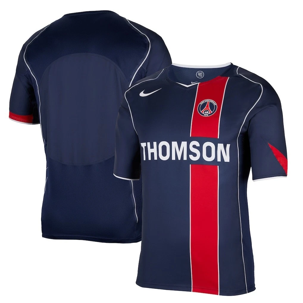 Maillot Foot Vintage Le Mans UC 72 HOME 2004-2005 - Porté Match 8 Peyrelade
