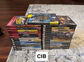 Playstation 2 Game Console Lot Both CIB And Loose Used PS2 Slim Controllers