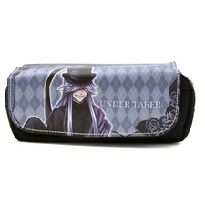 New Undertaker Style A BLACK BUTLER Pencil Bag Kuroshitsuji Clutch Wallet Case