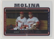 2005 Topps Chrome Jose Molina Jose & Bengie Molina #101 0a2