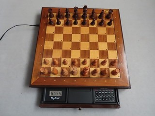 Mephisto Schachcomputer Exclusive mit Modul Set MM V HG 550 integriert