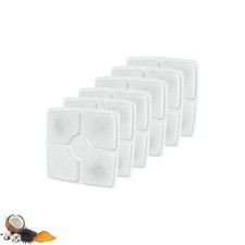 Nispira Water Filter for Veken 84Oz/2.5L Cat  Dog Water Fountains, 6 Pack