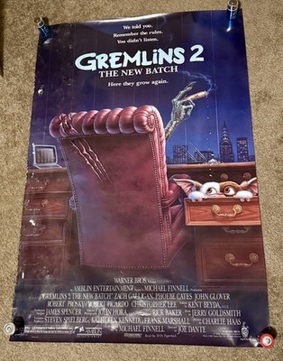 Gremlins 2 The New Batch 1990 Double Sided Original Movie Poster 27'' x 40''