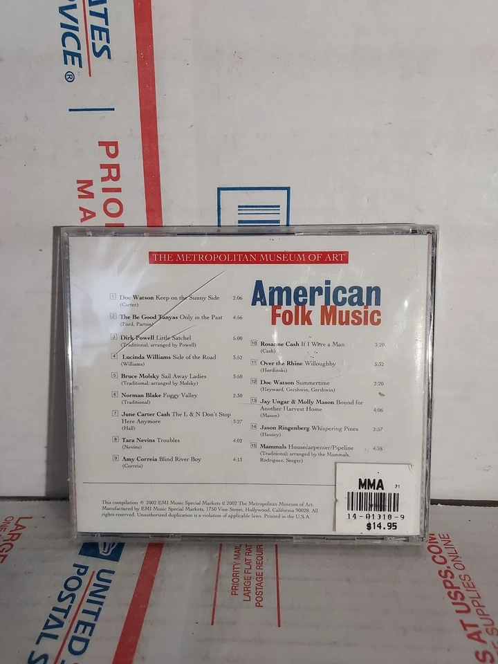 New Sealed American Folk Music, The Metropolitan Museum Of Art CD Like - #175f - Image 2 of 2