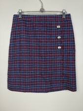 Talbots Wool Plaid Skirt Acedemia Preppy Clueless Lined 80s 90s Schoolgirl 2P