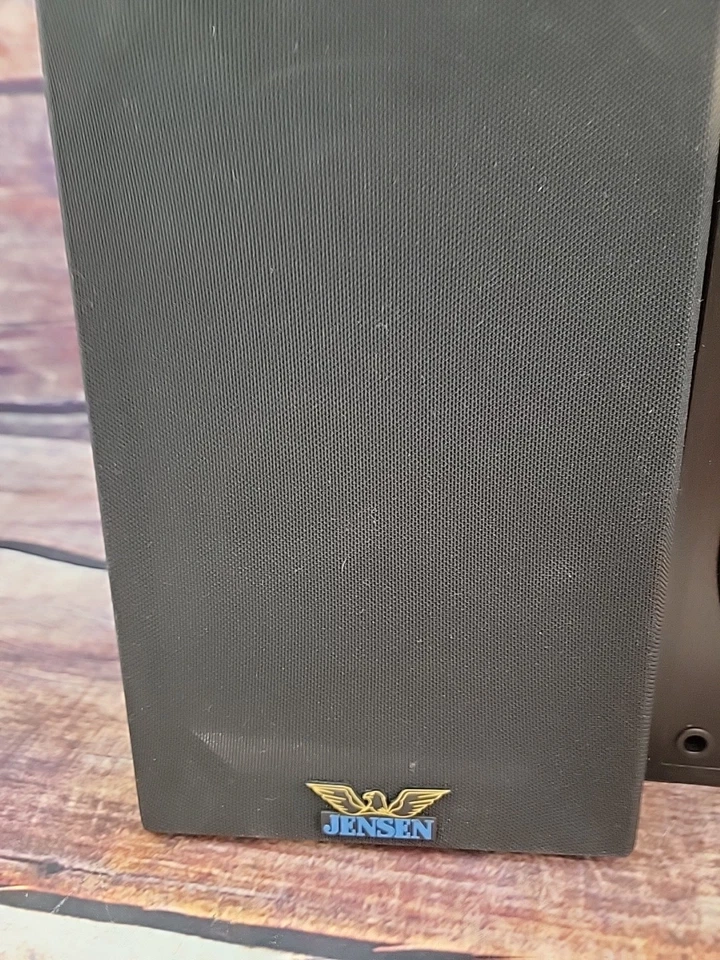 Altavoces de estantería bidireccionales negros Jensen C-JR Foto 2 de 4