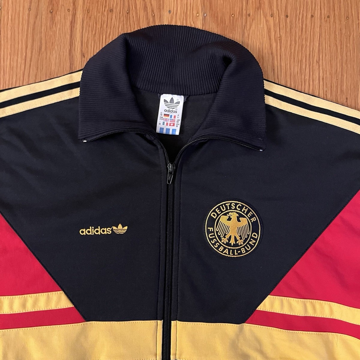 ジャケット・アウター 90s Vintage Adidas Germany Soccer Jacket Vintage Adidas Germany Football Jacket Soccer Track Top