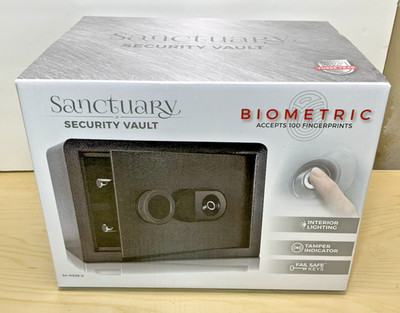 Sanctuary Biometric Security Safe SA-IHS2B-D 100 Fingerprints CA DOJ Approved