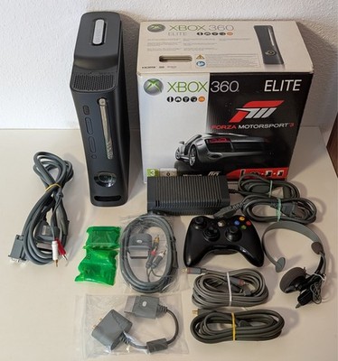 Xbox 360 Elite Konsole 120 GB OVP Forza Motorsport 3 Bundle Wireless Controller