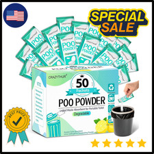 Portableportable Toilet Gel, Poo Powder for Portable Toilet, Camping Toilet Gel,