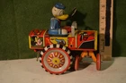 Disney's 1950's Donald Duck Dipsy car, Linemar wind up, great cond., works great