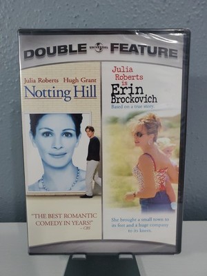 Notting Hill & Erin Brockovich Double Feature (DVD, 2008, 2-Disc Set) Brand New