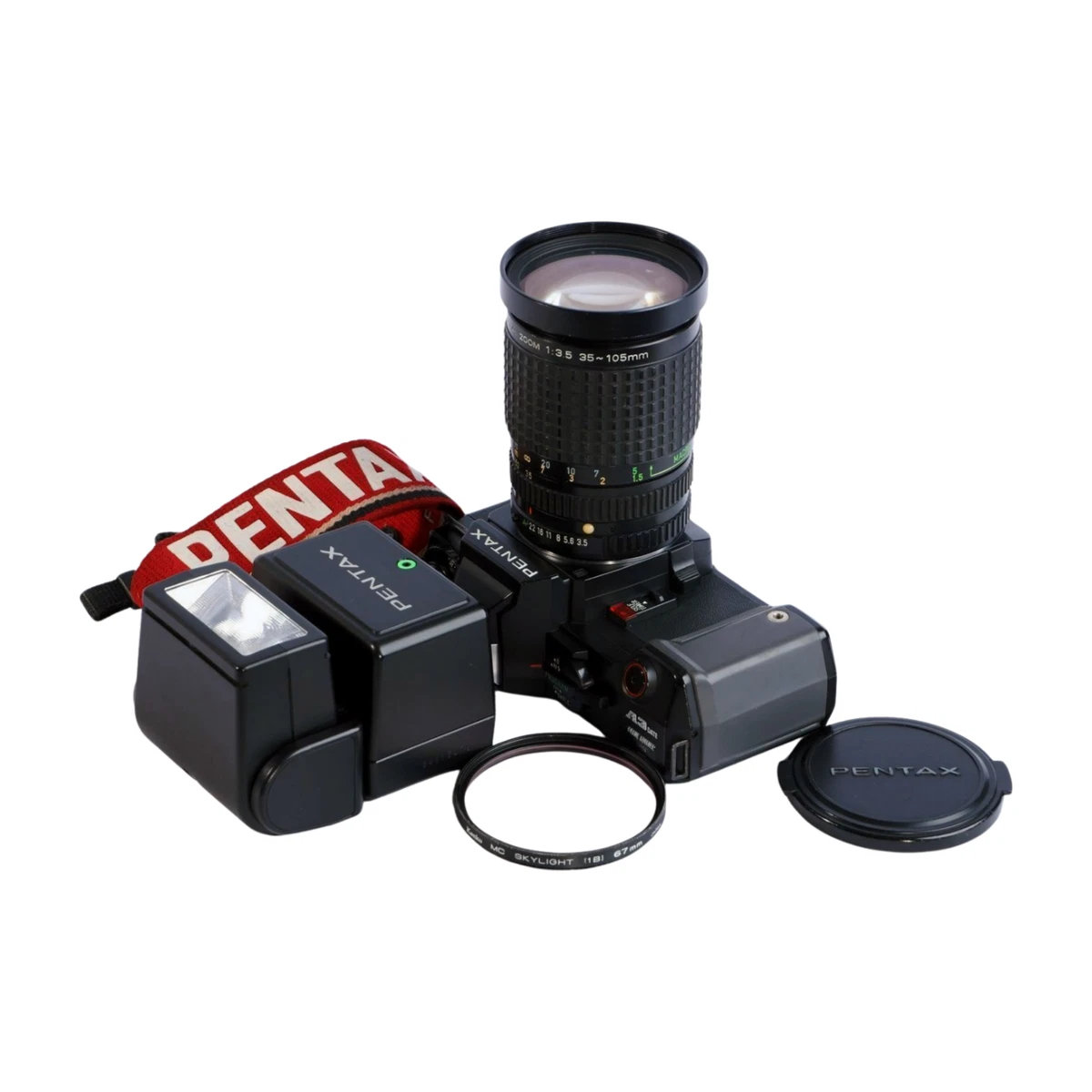 Mint Pentax A3 Date 35mm Film SLR c/w smc Pentax-A 35-105/3.5 Lens