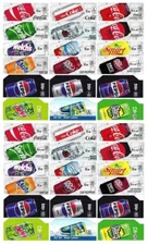 (36) COKE, SODA MACHINE VENDING VARIETY LABEL PACK - Late Style