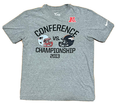 EUC NIKE 2013 AFC Conference Championship Shirt Patriots VS