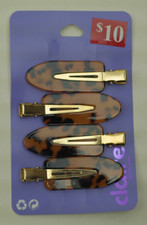 Claire's Marble Fashion Hair Clips - 4 Pack G131424-1 LOC. E