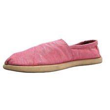 Tom's youth 5.5 pink girls loafers shoes comfort flats