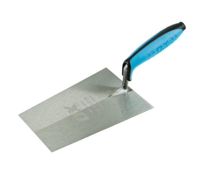 OX Pro Carbon Steel Bucket Trowel 180mm / 7 Inch - Image 2