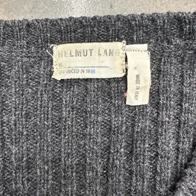 HELMUT LANG 1998 本人期 タートルネック ニット archive HELMUT LANG 本人期 アーカイブ 1998 ヘルムートラング ニット