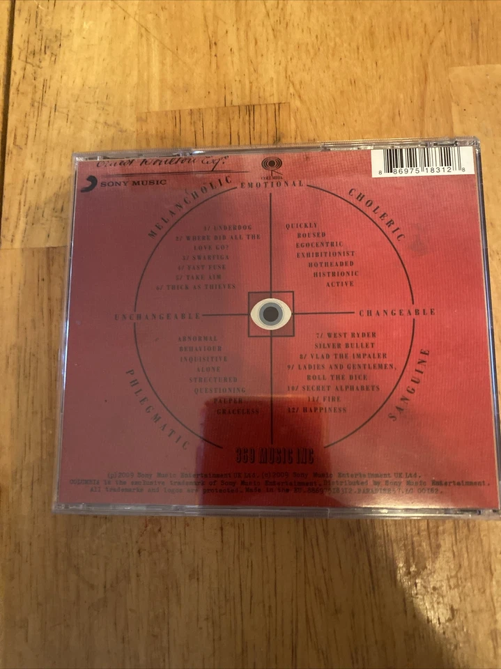 Kasabian West Ryder Pauper Lunatic Asylum UK Import CD 2009 Sony Music Issue Foto 2 de 4