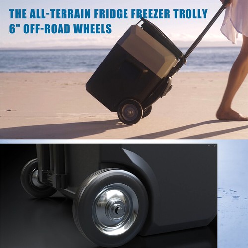 32/42/52 Qt Car Freezer 12V 45W Portable Refrigerator w/ APP Control & Wheels - Picture 9 of 14