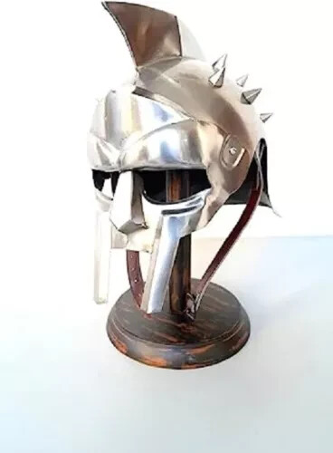 Wearable - Gladiateur Réplica Cosplay 18 Échelle Casque en Acier * Rembourré - Photo 2 sur 5