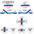 Decorative Stickers Reflective For R1200GS R1250GS ADV For BMW Aluminum Box