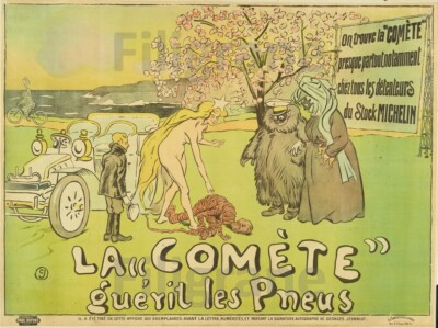 La COMèTE GUÉRIT REIFEN Ritc-POSTER HQ 50x70cm eines VINTAGE POSTERS