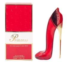 Princess High Heel Shoes Red Eau De Perfume For Woman, 2.9 OZ