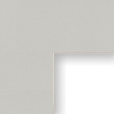 Craig Frames Grey Mat With a Bevel Cut Opening For a Picture Frame