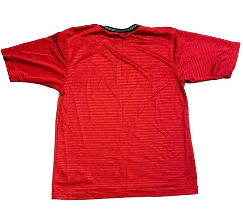Vintage Nike Men's Shirt Large red USA Made Soccer Jersey Training Y2K Read - Picture 2 of 14