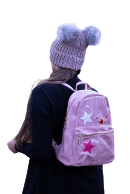 Rucksack Schultertasche Damentasche Reisetasche Backpack Blau Patches Рюкзак neu