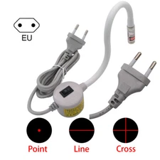 EU Plug Magnetic Base Gooseneck Red Positioning Laser Light FOR Sewing &Cutting 