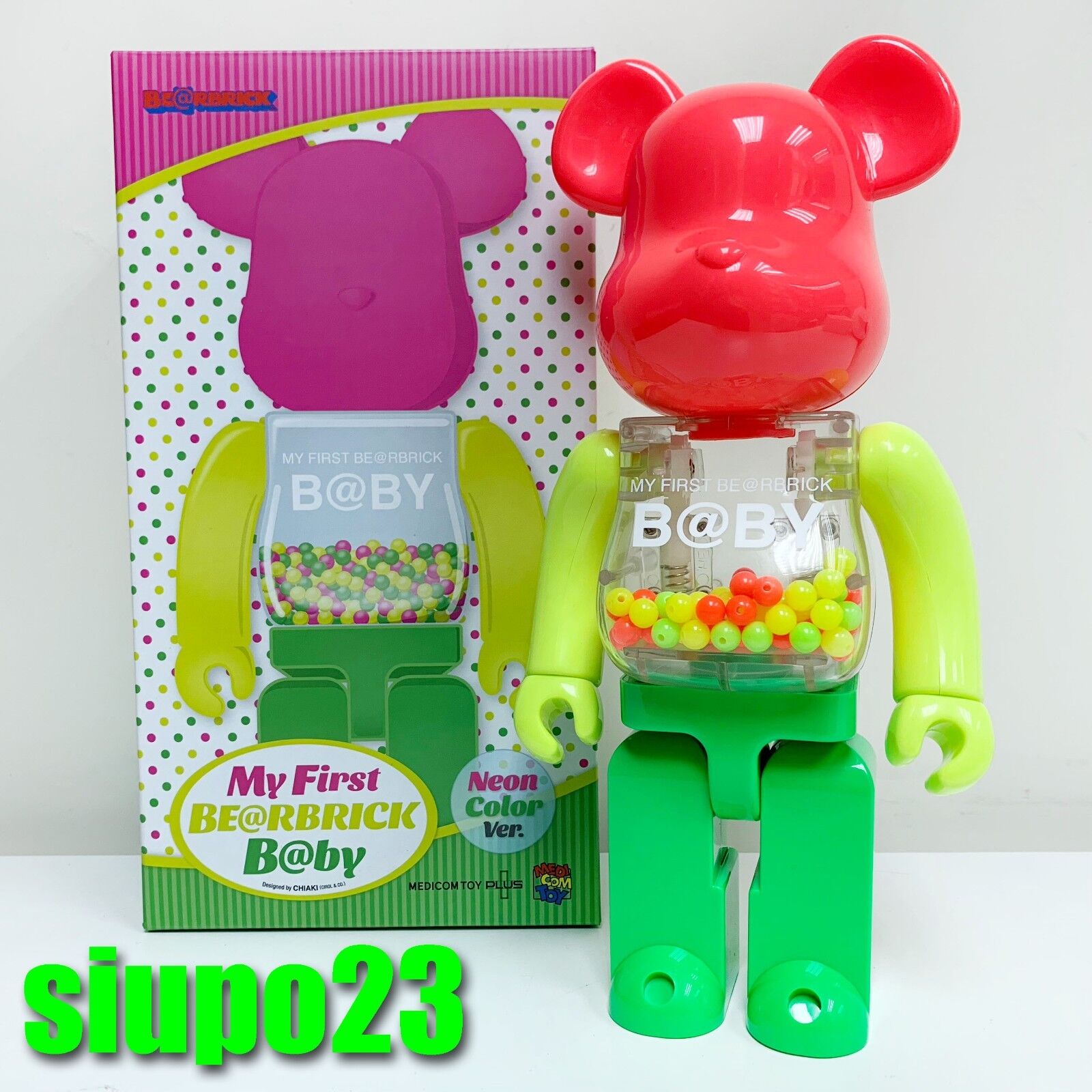 [新品未使用]MY FIRST BE@RBRICK B@BY NEON ver.