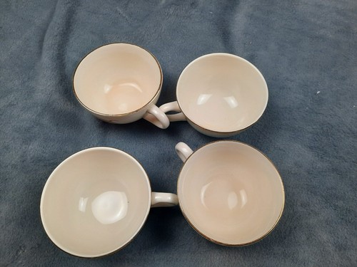 Vintage Homer Laughlin Golden Wheat 4 KAFFEETEE Tassen & 4 UNTERTASSEN - Bild 10 von 10