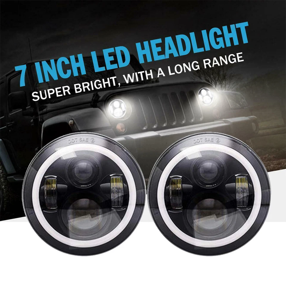 Комплект из 2 круглых фар дальнего/ближнего света 288 Вт для Freightliner Coronado - Изображение 4 из 4