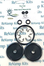 2in. Slide Valve Rebuild O-Ring Kit - 65004 - (2-Pack) Replacement For  Pac-Fab 