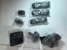 Lot of 3 Vtech Cordless Handset Phones Digital Answering System CS6120-31 Black